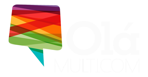 Logo da Olá Multicom, propaganda e muito mais